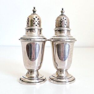 GORHAM STERLING SILVER SALT & PEPPER SHAKER SET 758